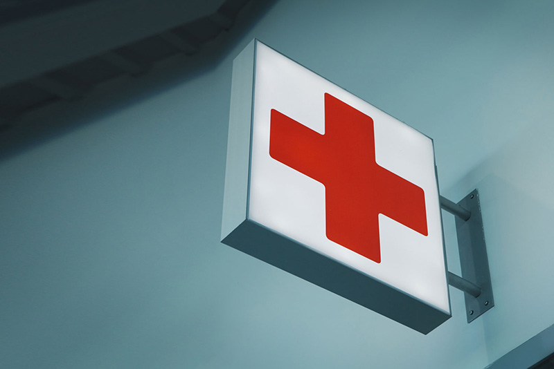 dental emergency sign