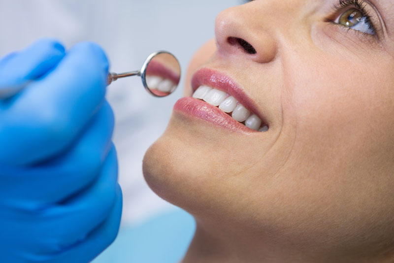 patient undergoing dental tratment